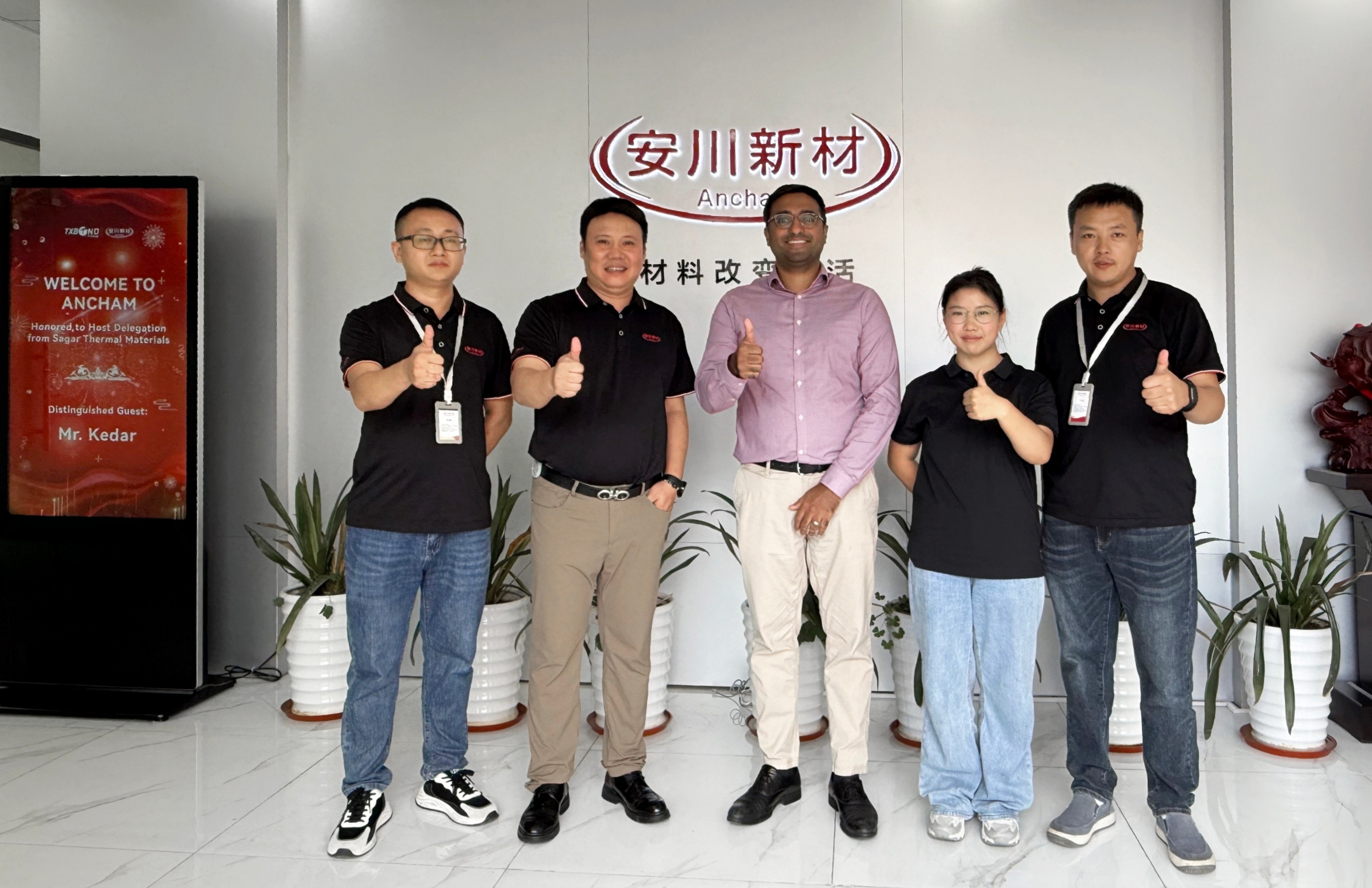 印度热管理材料新秀Sagar到访凯发足球俱乐部 深入交流项目合作事项